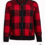Torrid Sz 3 Red and Black Checkered Cardigan Jacket NWOT Photo 14