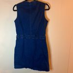 luvamia Women Casual Sleeveless Pocketed Denim Dress Blue Size M Photo 1