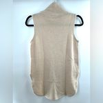 Ann Taylor NWT Cream Colored Wool & Cashmere Turtleneck Sleeveless Sweater Small Photo 5