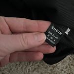 SheIn Cropped Black Zip Up Size Medium Photo 1