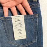 Current/Elliott NWT Current Elliott Womens Jeans Denim Blue High Rise Slim Straight Size 26 Photo 6