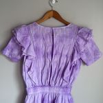 Love Shack Fancy Natasha Ruffled Sleeve Tie Dye Mini Dress Small Photo 6