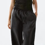 Massimo Dutti  Black Track Pants Photo 0