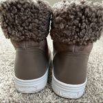 Sam Edelman  Leather Faux Shearling Upper High Top Lace Up Seude Snow Boots 8.5 Photo 2