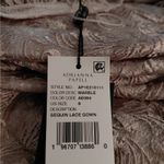 Adrianna Papell $299  Formal Evening Gown Size 6 Sequin Lace Dress Wedding Party Photo 11