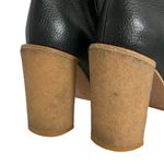 See By Chloe Keira Leather Crepe Block Heel Zip Booties Women’s 38.5 Spring Black Size 7.5 Photo 5