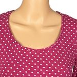 BODEN pink with cream small polka dots, empire waist t Photo 1