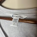 Athleta  Essential V Neck Long Sleeve Tee in Arden Stripe Photo 5