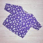 Tommy Bahama Women’s  see shell short sleeve blouse t shirt size large xl Photo 0