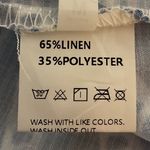 Ocean Breeze Seashells Linen Blend Sleeveless Sheath Vacation Maxi Dress Size M White Size M Photo 12