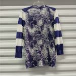 Ann Taylor Loft Cardigan Sweater Women's MP Purple Sheer Button Front Academia Photo 1