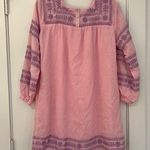 J Marie J. Marie The Katie Pink w/ Purple Embroidery Short Dress S Photo 6