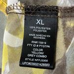 Nicole Miller Women’s XL Pintuck Watercolor Tunic Blouse Sheer Boho Lagenlook Photo 7