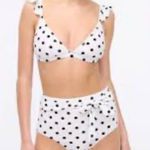 J.Crew NWT Womens 2 Piece Polka DotSwim Suit Bikini And Top Size Small Xx1338 Photo 0