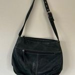 Stone Mountain  womens leather shoulder bag purse dark turqoise green Photo 0