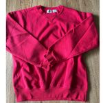 st. john's bay SJB Sport Vintage Red Crewneck Size Medium Petite Photo 0