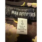 Urban Outfitters Floral Sheer Midi Skirt Asymmetrical L boho whimsi Fairy Y2K Photo 3