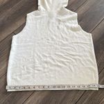 Designers Originals ivory Sleeveless knit turtleneck sweater tank Top White Size L Photo 4