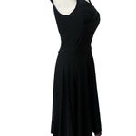 Rockabilly Swing Dress SM Whimsigoth Fairy Fit & Flare Stretch Classy Old Money Black Photo 2