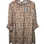 Hayden  Medium Dress Los Angeles Printed Smock Neck Dress Cottage Floral NWT Photo 5