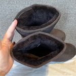 BEARPAW Women’s Elle Tall Classic Brown Suede Boots Sz 11 Winter Preppy Comfort Photo 4