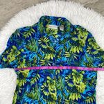 draper's & damon's Vintage DRAPER’S & DAMON’S tropical palm button down top. Size LP Photo 3