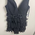 Mac Duggal Ieena for ‎ Size 8  Pleated Tiered Ruffle Cocktail Mini Dress NEW Photo 10