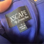 XScape  Formal Prom Dress Floor Length Rhinestone Evening Gown Blue Size 0 Photo 3