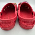 Crocs  Classic Clog Red Size W9 M7 with Rare Jibbitz Charms Custom Decorated Photo 6