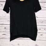 Capote NWT Size M Black w/ Ribbed Trim Bamboo Jersey Jennie Knit Top Shirt Size M Photo 2