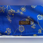 Pashmina Scarf made‎ in Turkey, Blue and Gold Photo 1