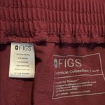 FIGS  Medium Yola Burgundy Scrub Pants Photo 2