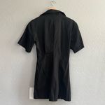 ZARA Stretch Poplin Dress in Black Photo 5
