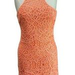Lilly Pulitzer  Neon Orange Crochet Lace Jaimie Shift Sheath Dress Jamie Size S Photo 0