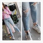 Moussy Vintage Altawoods Howa Distressed Ankle Skinny Jeans Size 28 Photo 3