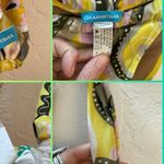 VINTAGE CIA MARÍTIMA PAISLEY BIKINI SMALL TANGA Yellow Photo 8