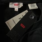 Levi's Levi’s NWT Size 2X Black Crewneck Long Sleeve Fringe Trim Sweatshirt Top Photo 5