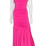 Rene Ruiz Hand Draped 2 in 1 Zip Off Stretch Knit Dress Pink Women’s Sz 6 NWT Photo 2
