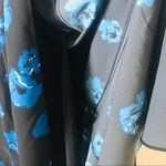 NWT Derek Lam 10 Crosby Blue Floral Sleeveless Midi faux wrap belted Dress Size 6 Photo 9