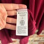 Athleta  Burgundy Pranayama Wrap Cardigan Sweater Sweatshirt, S Photo 6