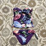 La Blanca Tankini Swimsuit Bikini 2pc Swim Bloom Floral Bandeau 14 New Photo 1
