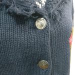 The Eagle's Eye 90's Blue Knit Sweater Southwestern Embroidery Size S Photo 5