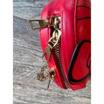 Hello Kitty  Purse Clutch Wristlet Bag Red Leather Zip‎ Gold Chain Sanrio Tote Photo 6