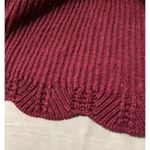 Leifnotes Red Knit Mini High Waist Skirt M Size M Photo 3