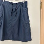 Mountain Hardwear Womens Blue Skirt with Pockets Sz 14 Adjustable Cinched Sides Photo 1