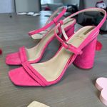 Sam Edelman Kit Slingback Hot Pink Block Heel Sandal Photo 3