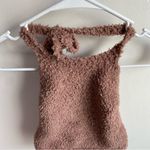 SKIMS NWOT  Rose Clay Cozy Knit Halter Bra Top Photo 8