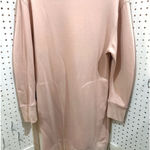 Nordstrom Sweatshirt Dress Blush Pink Crew Neck Long Sleeve Pullover Size M Photo 0