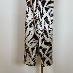 Vintage Oleg Cassini 100% Silk One Shoulder Abstract Column Dress Women’s Size 6 Black Photo 5