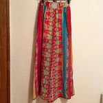 Johnny Was Mariah Printed Smock-Waist Wide Leg Pull-On Pants Photo 1